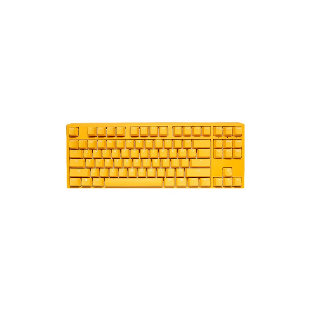 DuckyChannel International Ducky One 3 TKL - tangentbord - QWERTZ - tysk - yellow ducky Inmatningsenhet