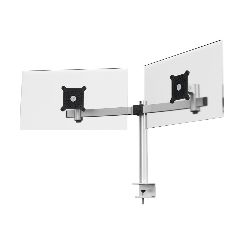 DURABLE Hunke & Jochheim DURABLE monteringssats - justerbar arm - för 2 monitorer - silver