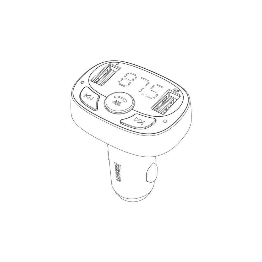 Baseus Baseus S-09A - Bluetooth hands-free car kit / FM transmitter / charger