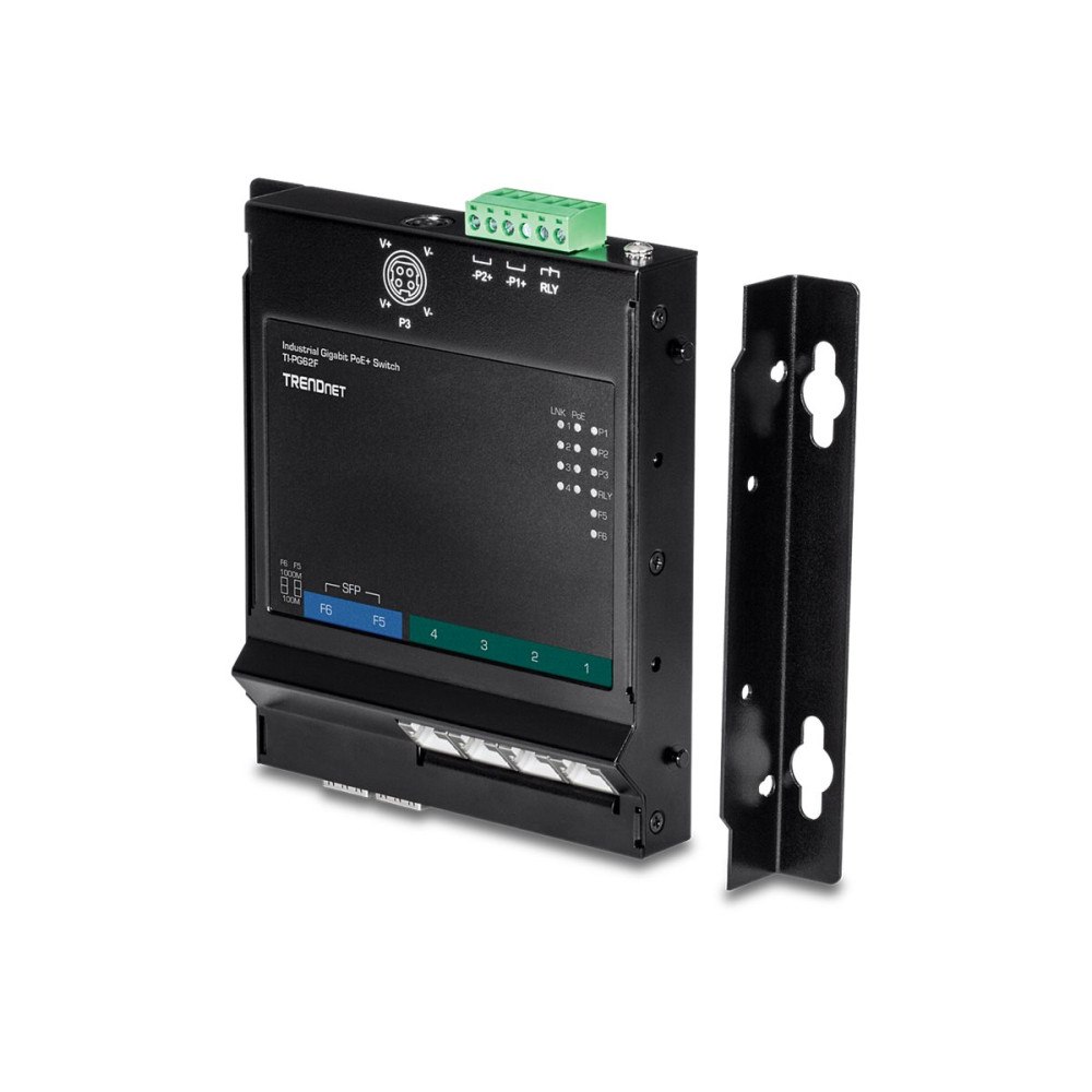 TRENDnet TRENDnet TI-PG62F - switch - 6 portar - ohanterad - TAA-kompatibel