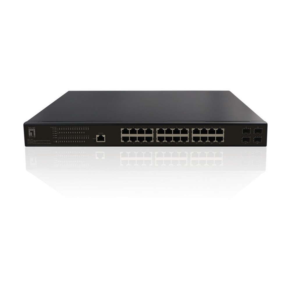 LevelOne LevelOne GEP-2861 - switch - 24 portar - Administrerad - rackmonterbar