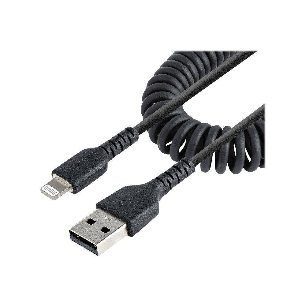 StarTech.com StarTech.com 50 cm USB till Lightning-kabel, MFi-certifierad, iPhone-laddarkabel, svart, TPE-mantel med slitstark aramid...