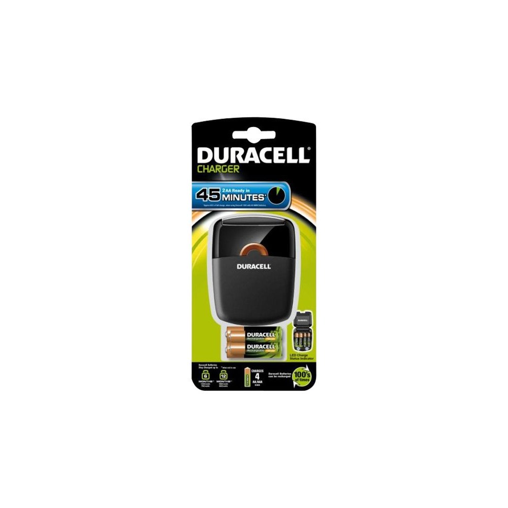Duracell Duracell CEF27 batteriladdare - 4 x AA / AAA - NiMH