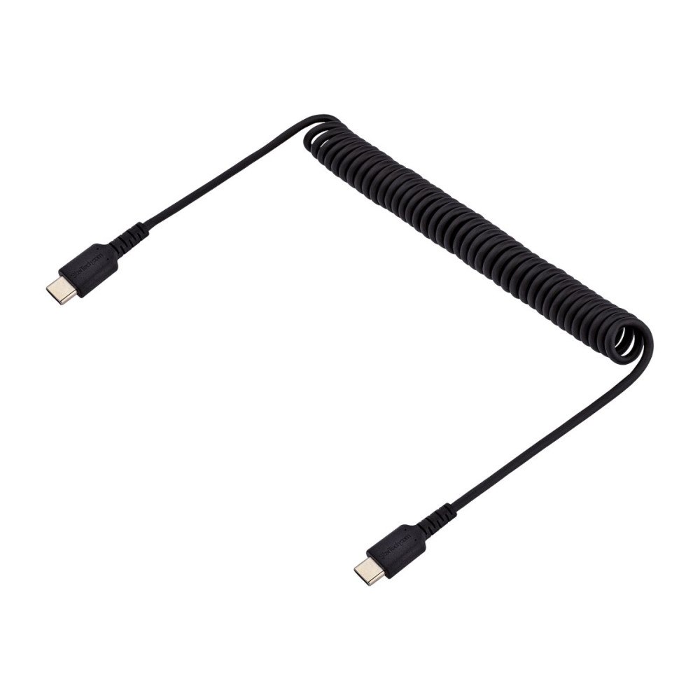 StarTech.com StarTech.com 1 m USB C-laddningskabel, kraftig USB-C-spiralkabel för snabb laddning och synkronisering, USB 2.0 Type-C-k...