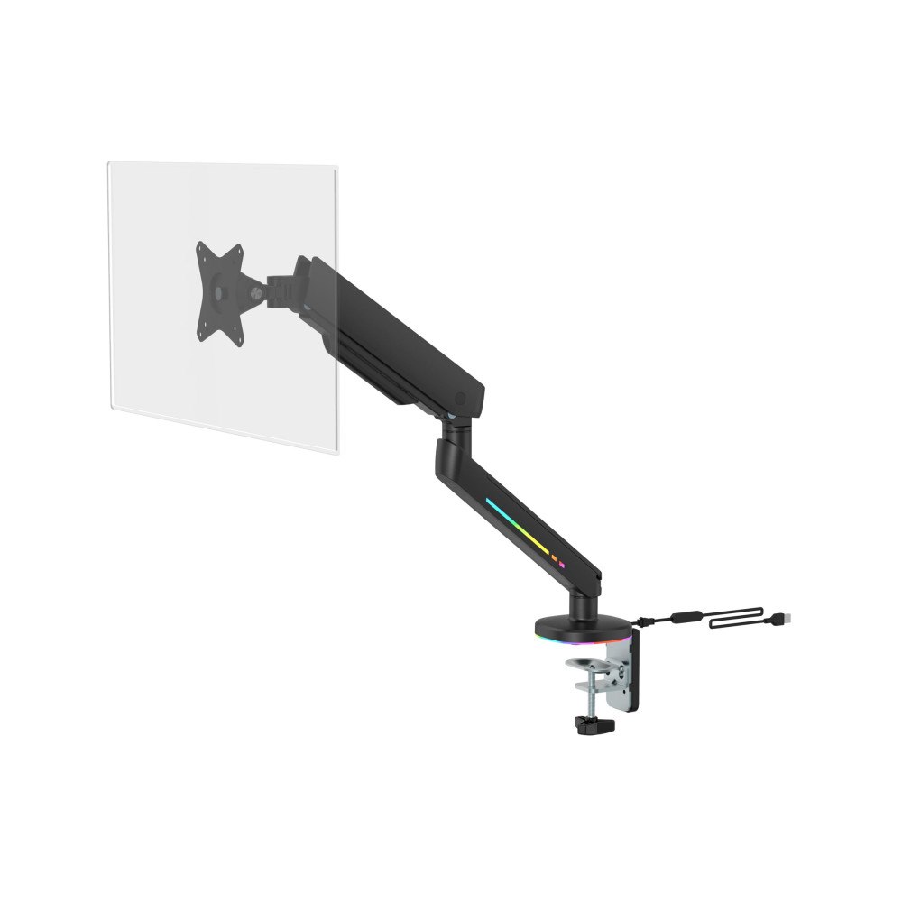 Deltaco DELTACO GAMING GAM-134 monteringssats - justerbar arm - för Bildskärm - svart