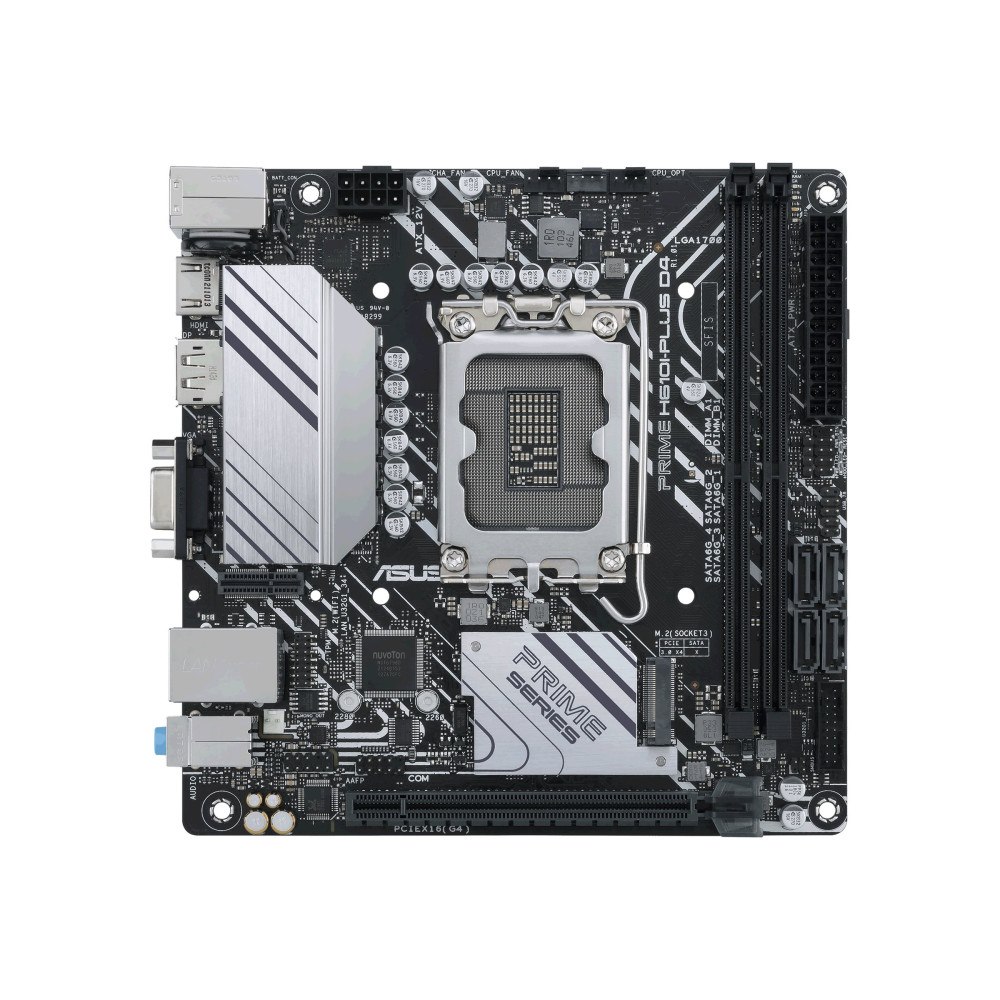 ASUSTeK COMPUTER ASUS PRIME H610I-PLUS D4-CSM - moderkort - mini ITX - LGA1700-uttag - H610