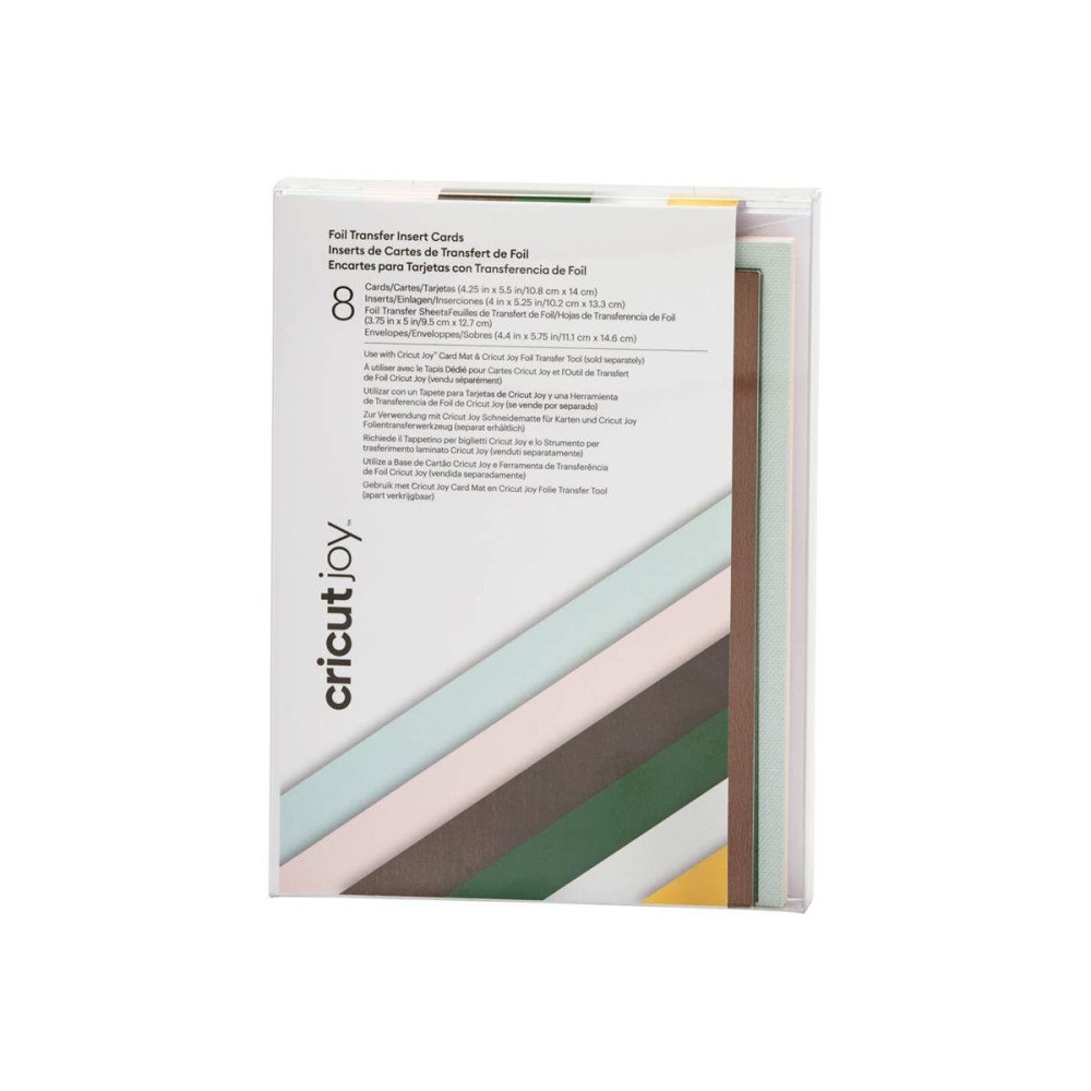 Cricut Cricut Joy Forest Grove Sampler - foil transfer insert card - silver, guld, skogsgrön, tulip, metallisk vapengrå, whispe...