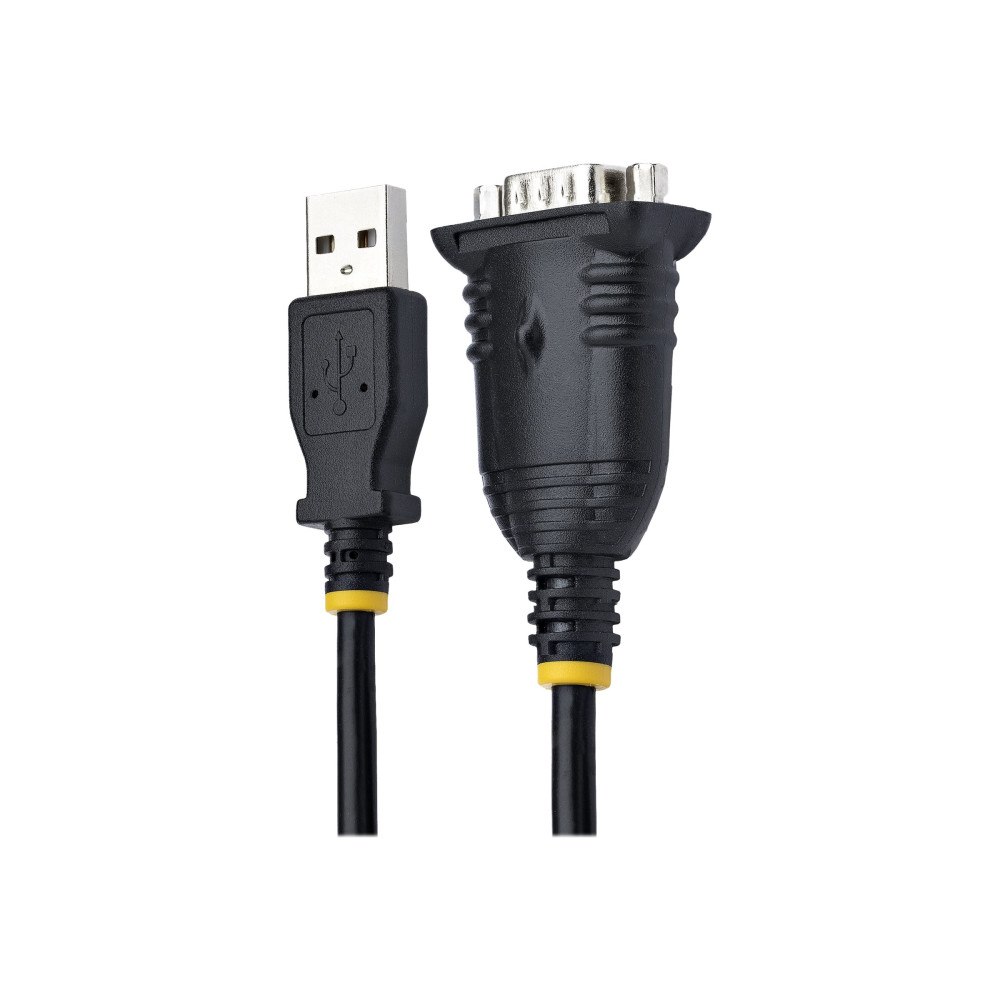 StarTech.com StarTech.com 3ft (1m) USB to Serial Cable, DB9 Male RS232 to USB Converter, USB to Serial Adapter for PLC/Printer/Scanne...