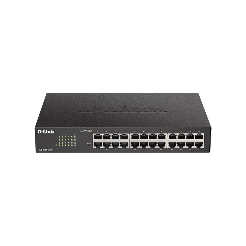 D-Link D-Link DGS 1100-24V2 - switch - 24 portar - smart - rackmonterbar