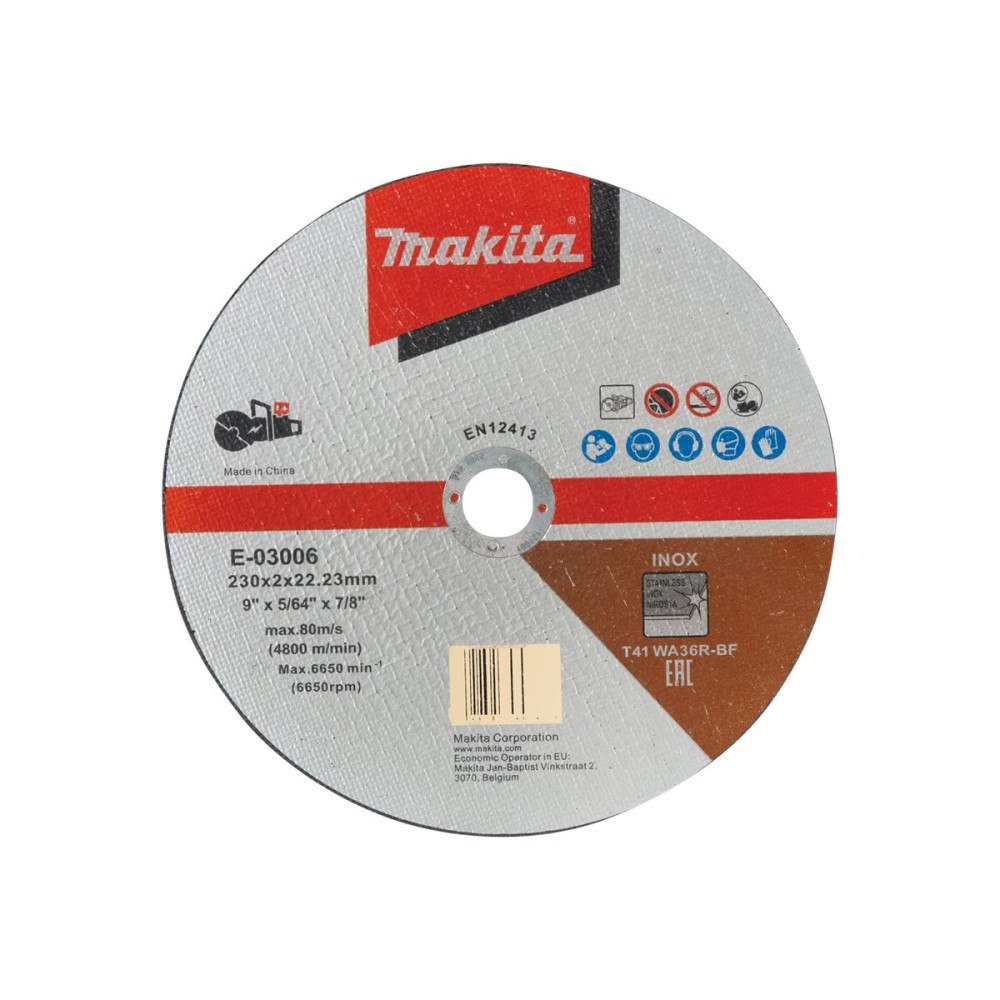 Makita Makita skärskiva - för rostfritt stål