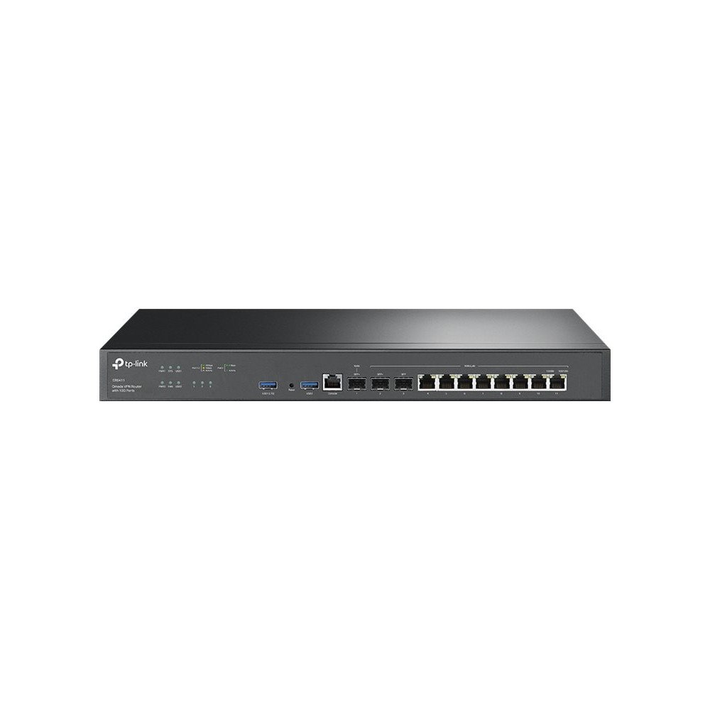 TP-LINK Technologies TP-Link Omada ER8411 V1 - router - rackmonterbar