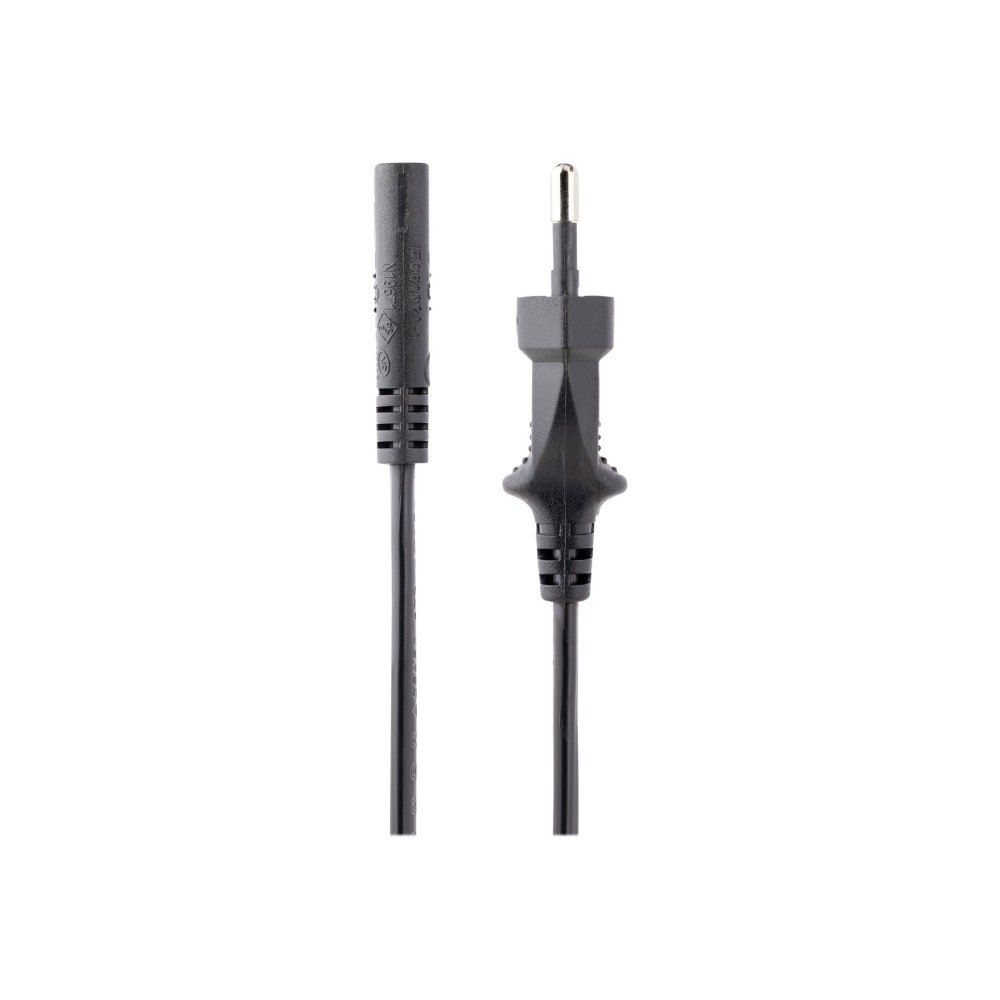 StarTech.com StarTech.com 3m (10ft) Laptop Power Cord, EU Plug to C7, 2.5A 250V, 18AWG, Notebook / Laptop Replacement AC Power Cord,...