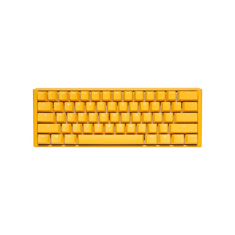DuckyChannel International Ducky One 3 Mini - tangentbord - QWERTY - yellow ducky Inmatningsenhet