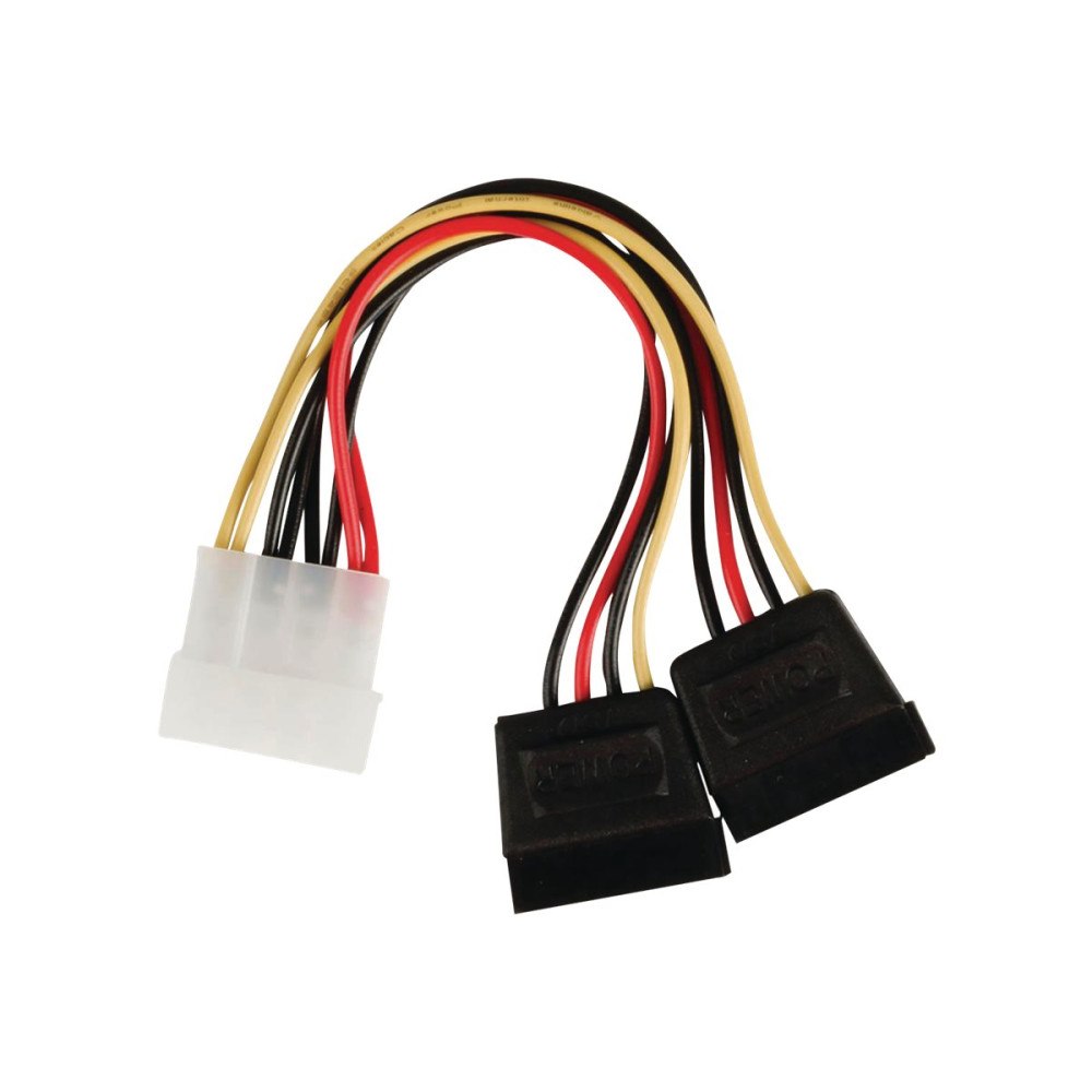 NEDIS Nedis - strömadapter - 4 pin intern effekt till SATA-ström - 15 cm