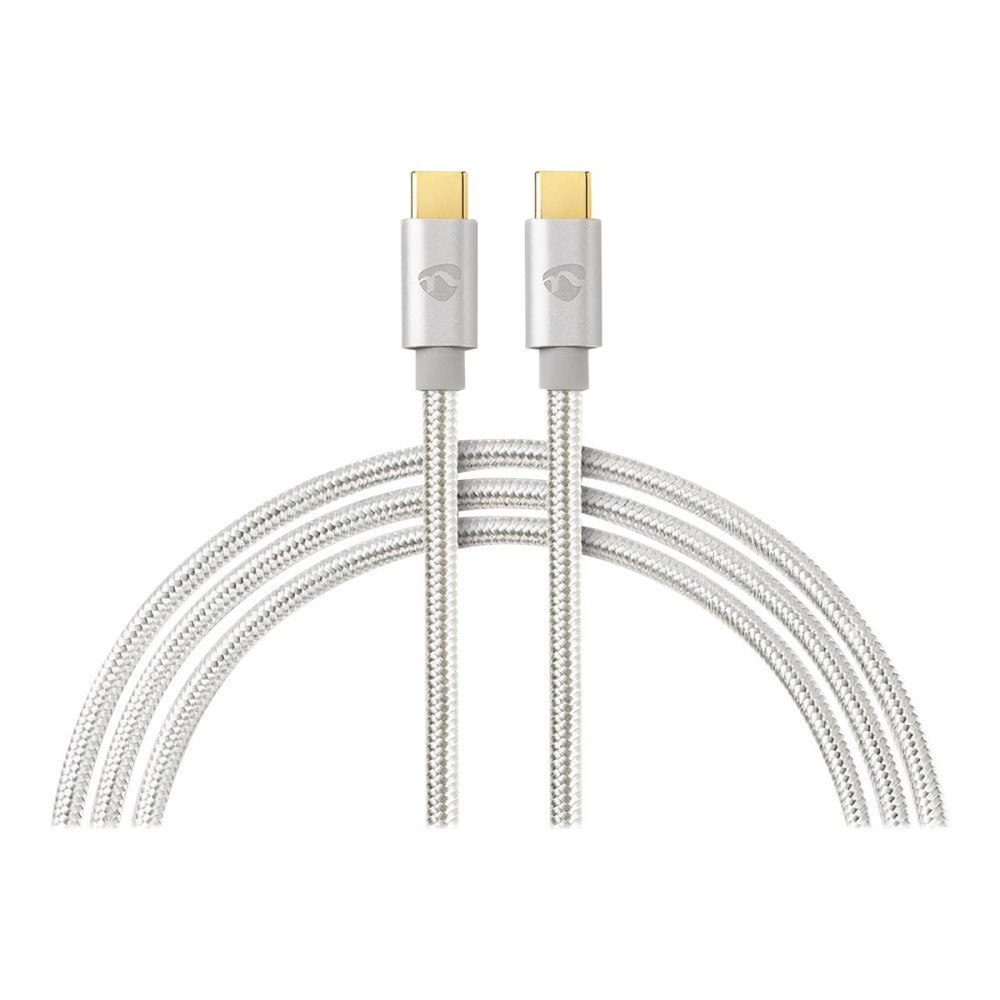 NEDIS Nedis Charge & AV Support Cable - USB typ C-kabel - 24 pin USB-C till 24 pin USB-C - 1 m
