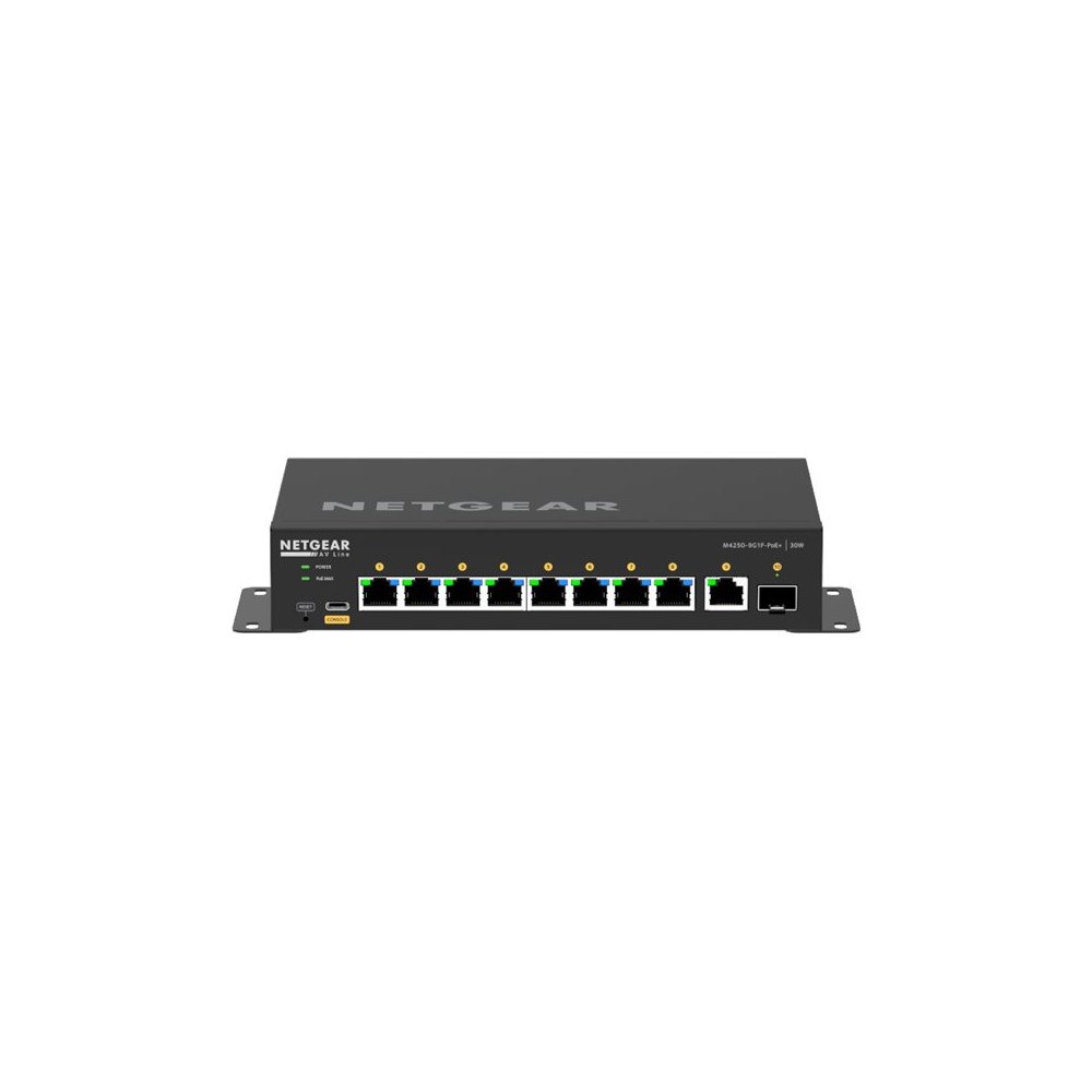 Netgear NETGEAR AV Line M4250-9G1F-PoE+ - switch - 10 portar - Administrerad