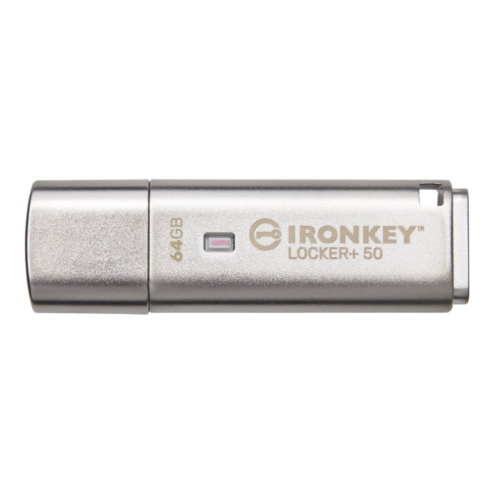 Kingston Technology Kingston IronKey Locker+ 50 - USB flash-enhet - 64 GB