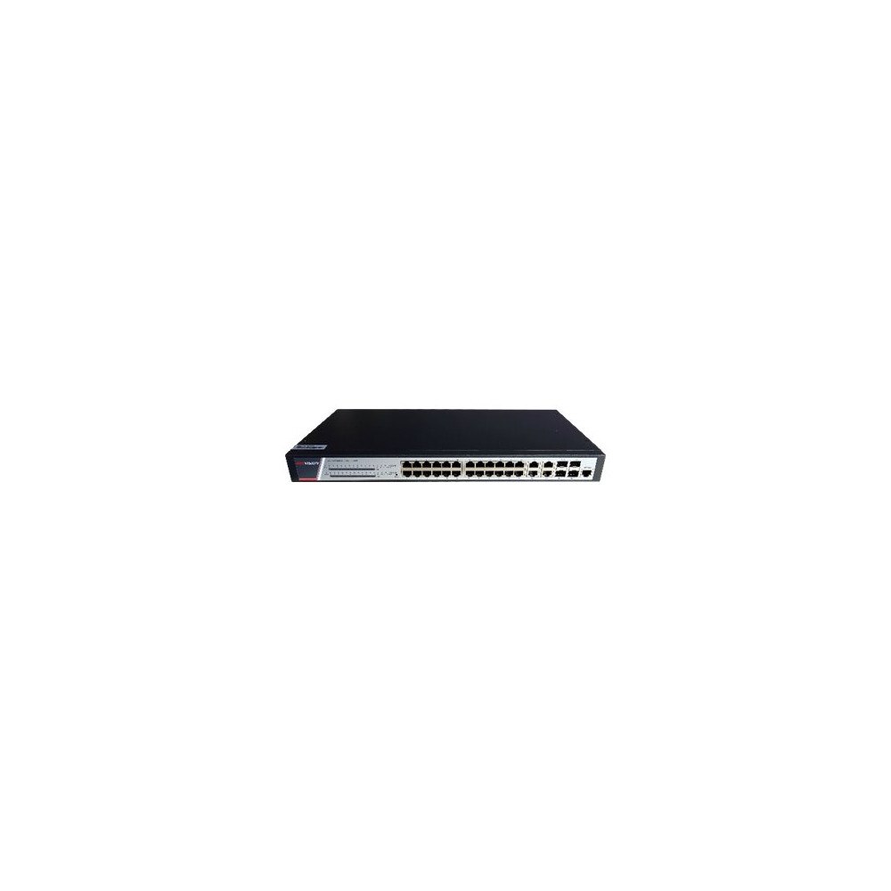 Hikvision Digital Technology Hikvision Pro Series DS-3E2528P(B) - switch - 24 portar - Administrerad - rackmonterbar