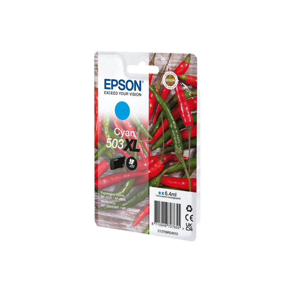 EPSON Epson 503XL - XL - cyan - original - bläckpatron