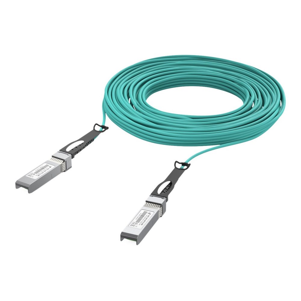 Ubiquiti Networks Ubiquiti 10GBase-AOC direct attach cable - 30 m - havsblå