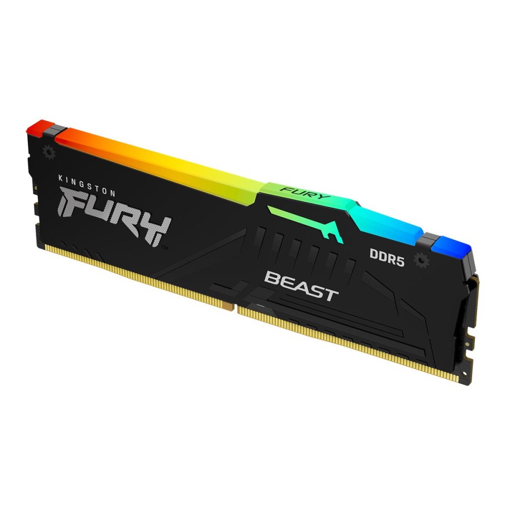 Kingston Technology Kingston FURY Beast RGB - DDR5 - modul - 16 GB - DIMM 288-pin / PC5-44800 - ej buffrad
