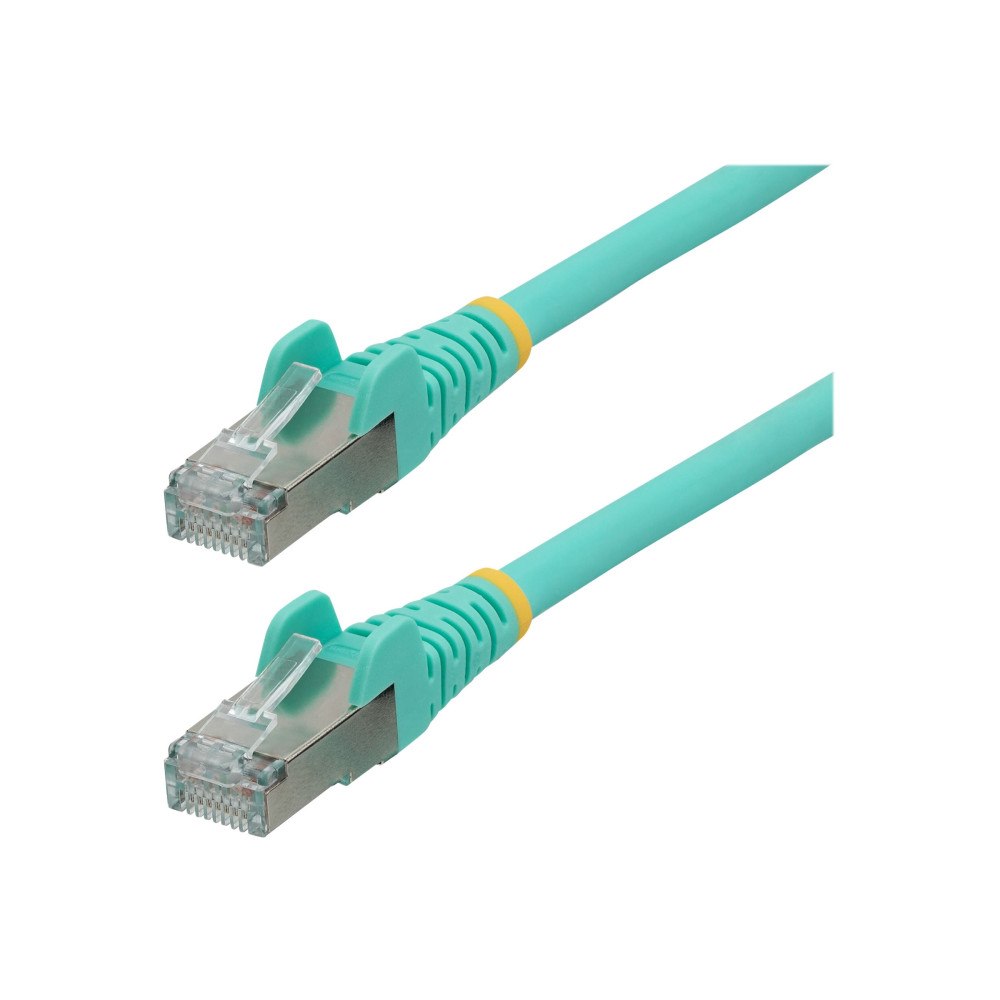 StarTech.com StarTech.com 3m CAT6a Ethernet Cable - Aqua - Low Smoke Zero Halogen (LSZH) - 10GbE 500MHz 100W PoE++ Snagless RJ-45 w/S...