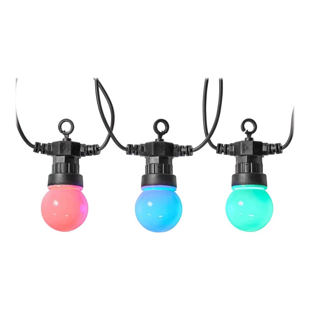 NEDIS Nedis SmartLife - stränglampor - LED - 2 LEDs/m - 5.62 W - RGB-lampa - svart