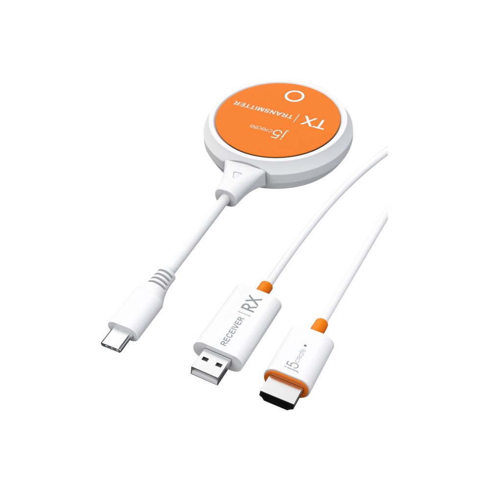 j5 create j5create JVAW62 ScreenCast USB-C - trådlös ljud-/videoförlängare - HDMI