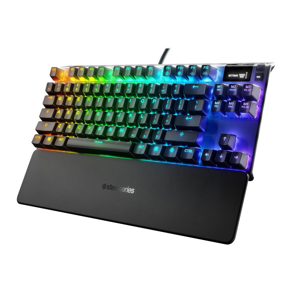 Steelseries SteelSeries Apex Pro TKL - tangentbord - med OLED smart display - tysk Inmatningsenhet