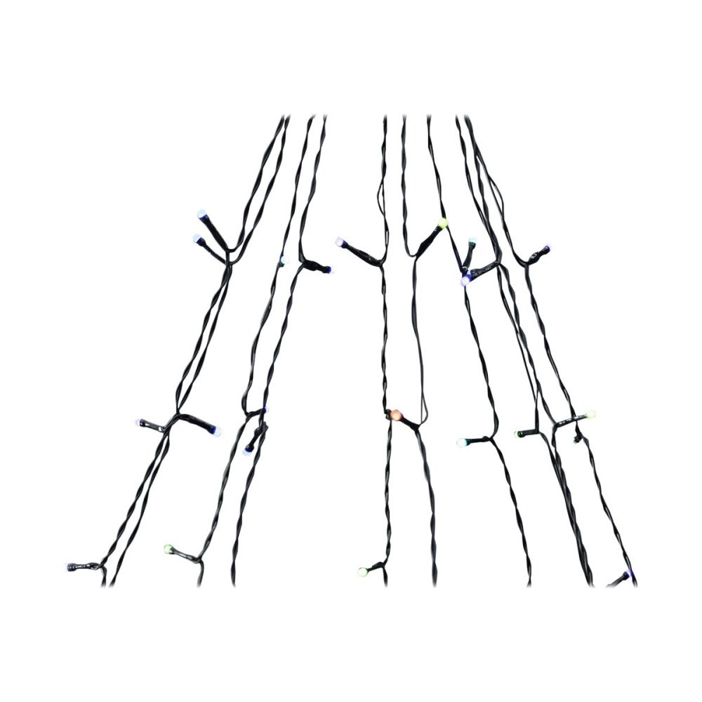 NEDIS Nedis SmartLife - stränglampor - LED - 6 LEDs/m - 5.7 W - RGB-lampa - träd - svart