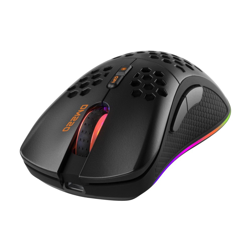 Deltaco DELTACO GAMING DM220 - mus - USB, 2.4 GHz - svart