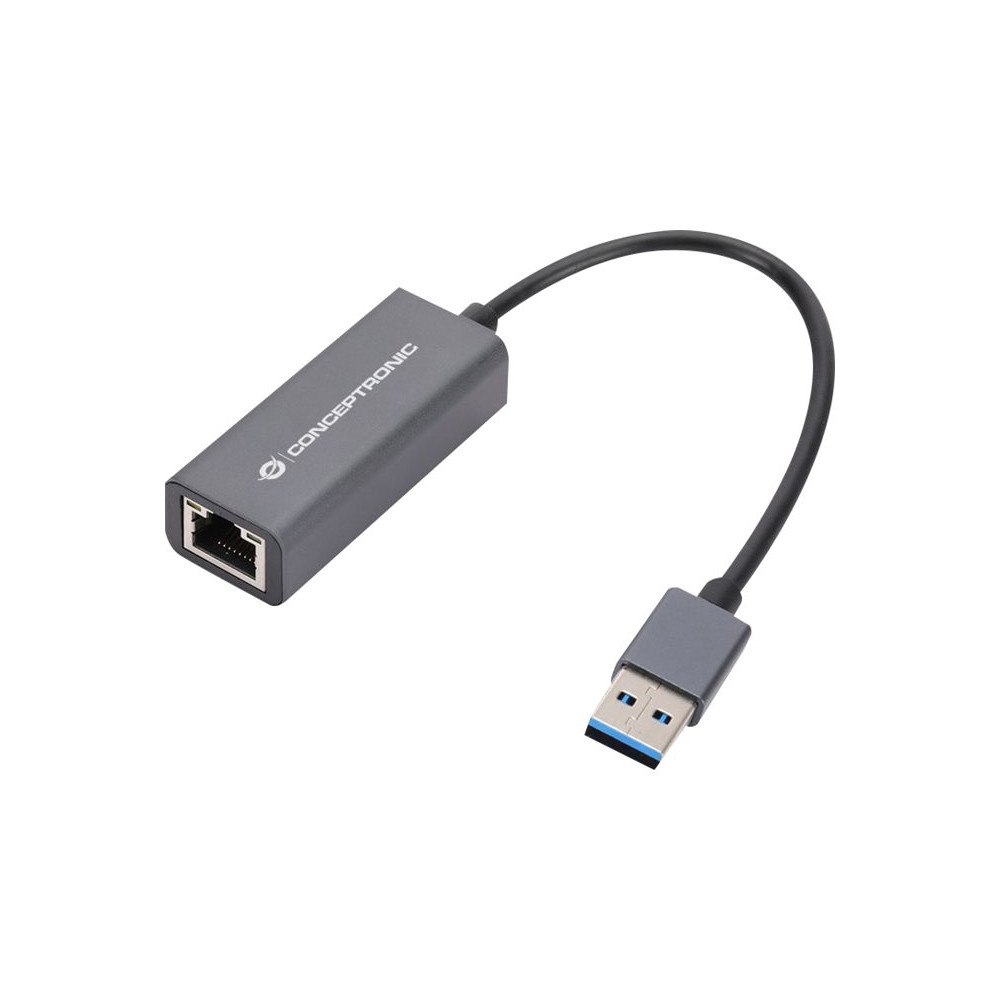 Conceptronic Conceptronic ABBY08G - nätverksadapter - USB 3.0 - Gigabit Ethernet x 1