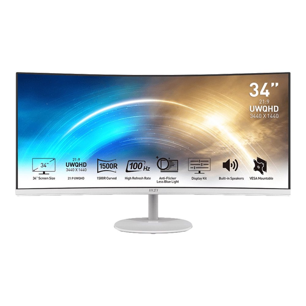 MSI MSI PRO MP341CQWDE - LED-skärm - böjd - 34" - HDR