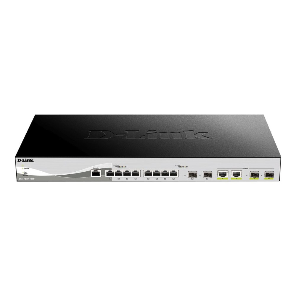 D-Link D-Link DXS 1210-12TC - switch - 12 portar - smart - rackmonterbar