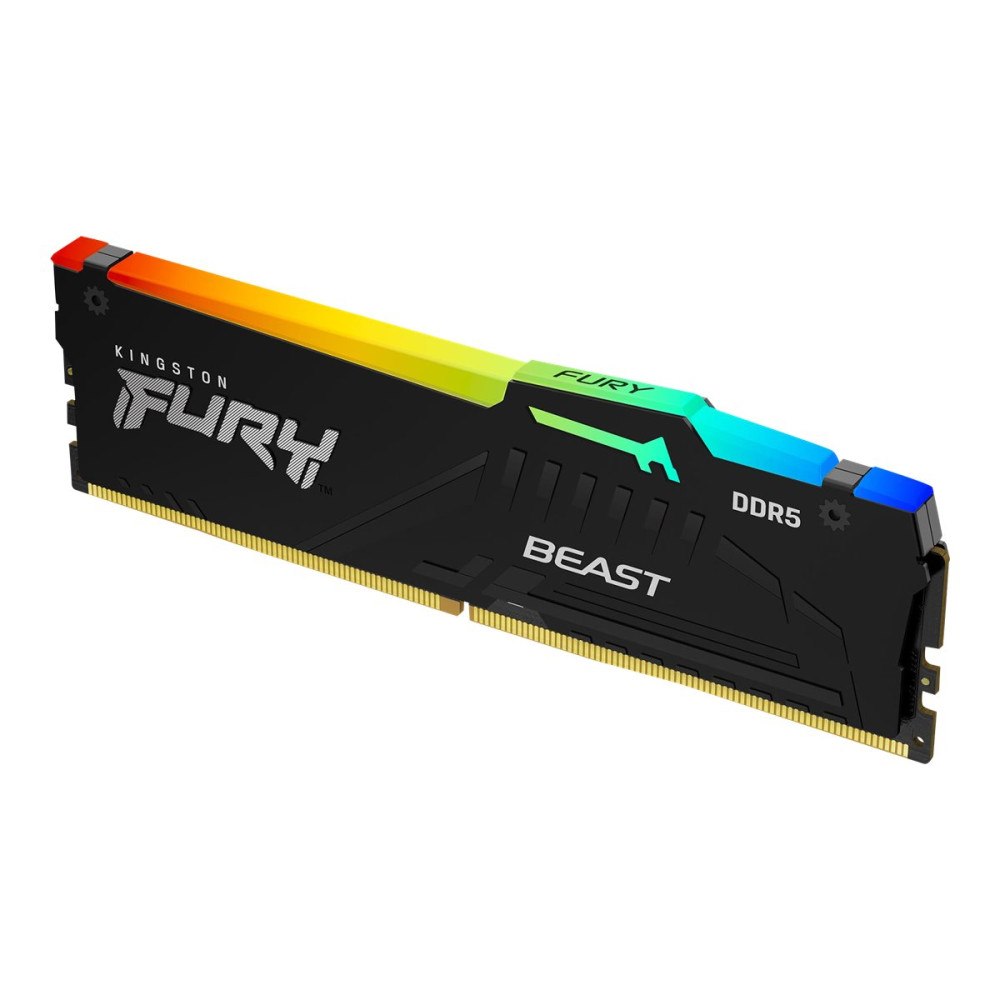 Kingston Technology Kingston FURY Beast RGB - DDR5 - sats - 64 GB: 2 x 32 GB - DIMM 288-pin / PC5-48000 - ej buffrad