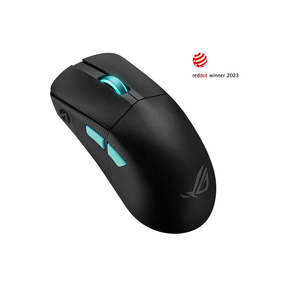 ASUSTeK COMPUTER ASUS ROG Harpe Ace - Aim Lab Edition - mus - USB 2.0, 2.4 GHz, Bluetooth 5.1 - svart