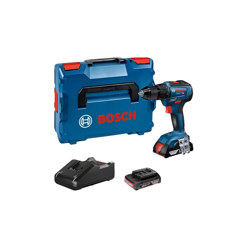 Bosch Group Bosch GSR 18V-45 Professional - borr/drivare - sladdlös - 2 hastigheter - 2 batterier, laddare medföljer