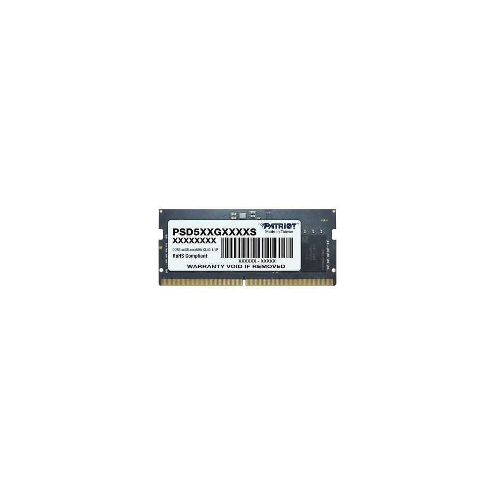Patriot Memory Patriot Signature Line - DDR5 - modul - 8 GB - SO DIMM 262-pin - 4800 MHz / PC5-38400 - ej buffrad