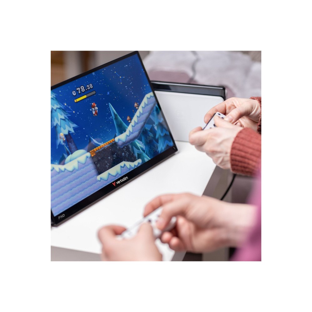 VERBATIM Verbatim PMT-15 - LED-skärm - Full HD (1080p) - 15.6"