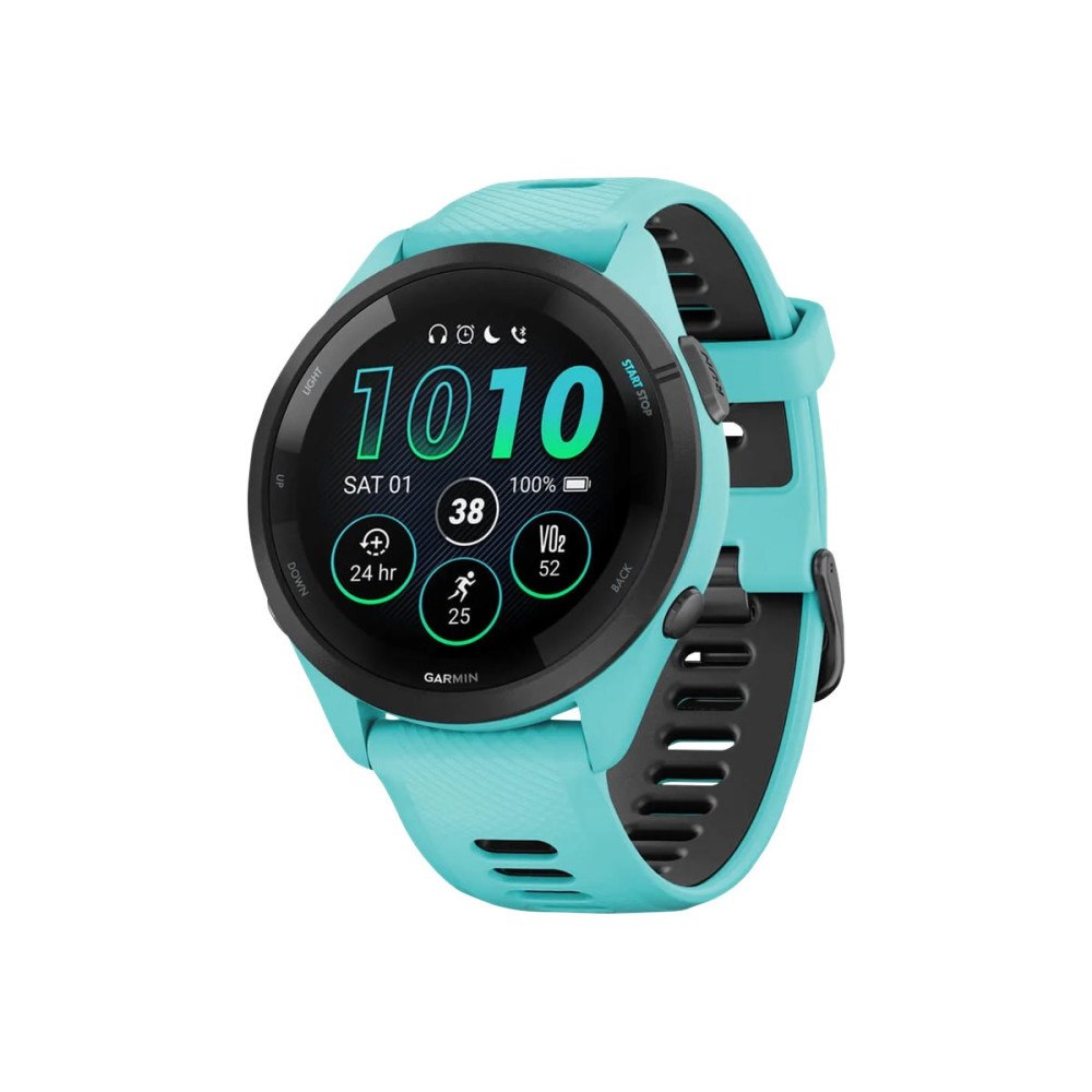Garmin Garmin Forerunner 265 - aqua - smart klocka med rem - aqua/black - 8 GB