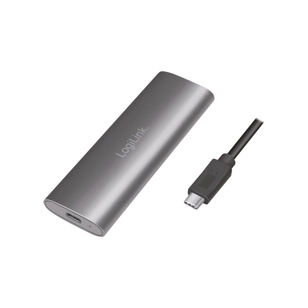 2direct LogiLink - förvaringslåda - M.2 Card (PCIe NVMe & SATA) - USB 3.2 (Gen 2)