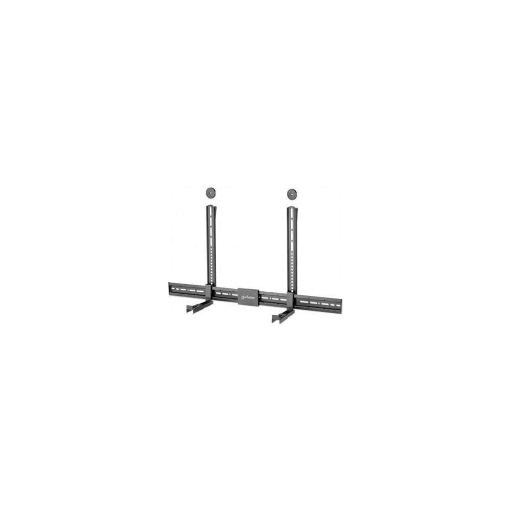 Manhattan Manhattan Soundbar Mount Universal, Wall Mount or VESA Mount, Compatible with Soundbars up to 15kg, Depth-Adjustable, Mo...