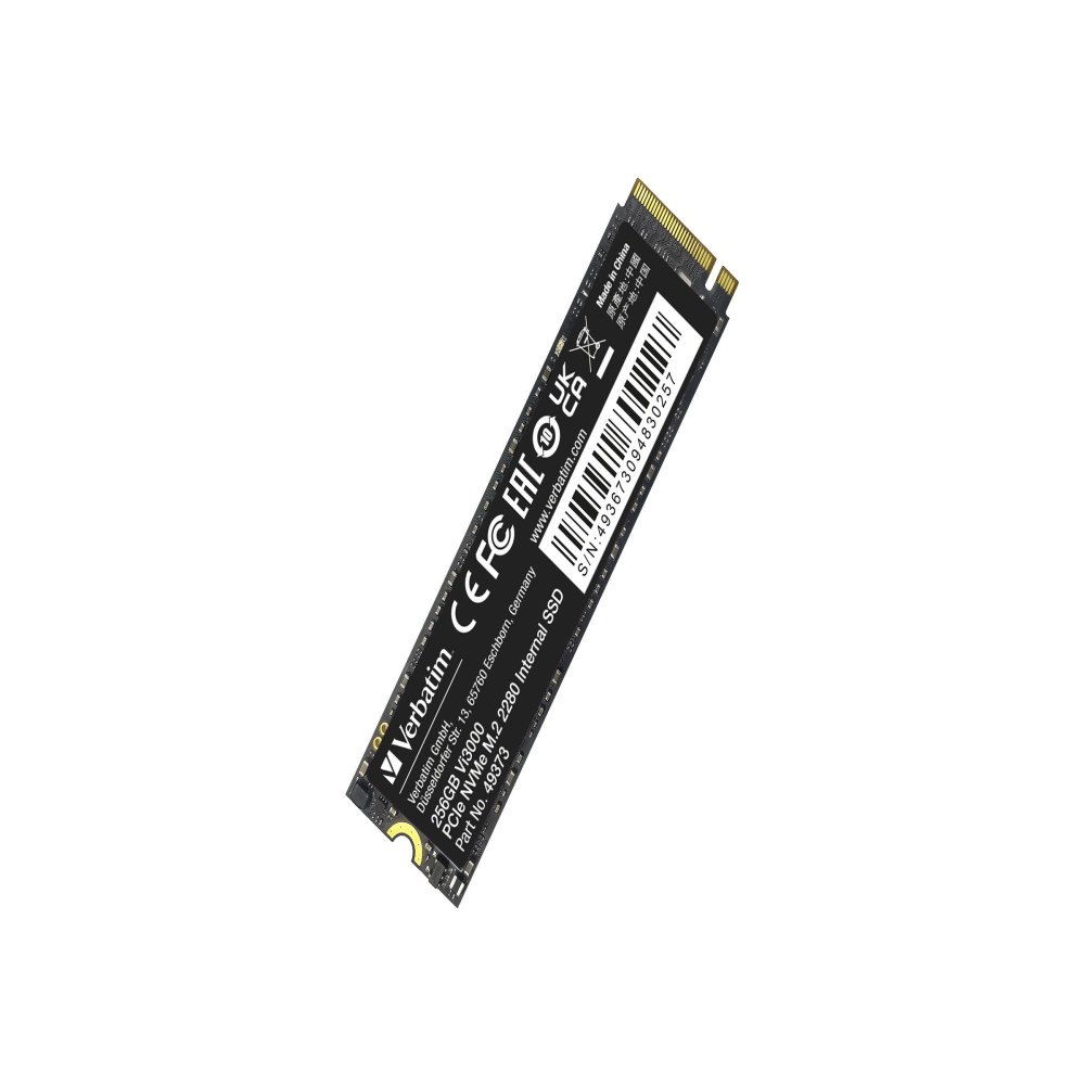 VERBATIM Verbatim Vi3000 - SSD - High Endurance - 256 GB - PCIe 3.0 x4 (NVMe)