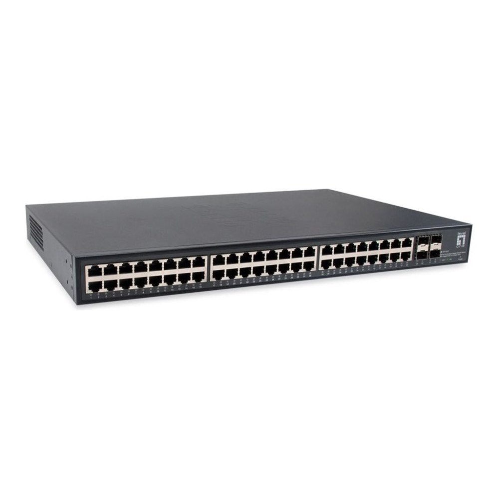 LevelOne LevelOne GTU-5211 - switch - 52 portar - ohanterad - rackmonterbar