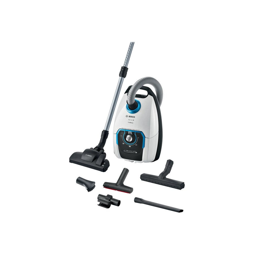 Bosch Group Bosch Series | 8 ProSilence BGB75XSIL - dammsugare - med behållare - vit