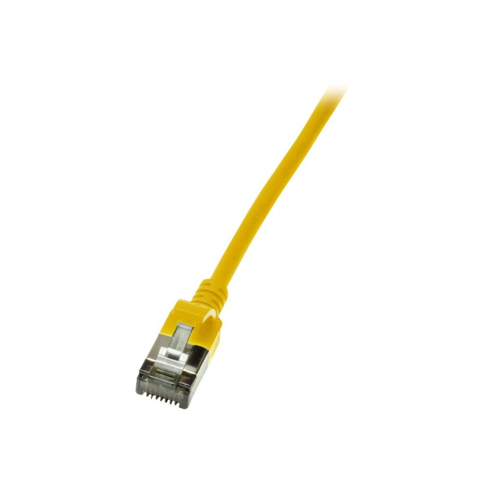 2direct LogiLink SlimLine - patch-kabel - 1 m - gul, RAL 1021