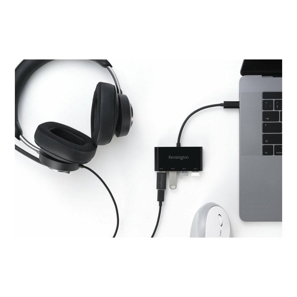Kensington Computer Products Group Kensington CH1200 - hubb - USB-C, 10 Gbps, 4-portarshubb - 4 portar