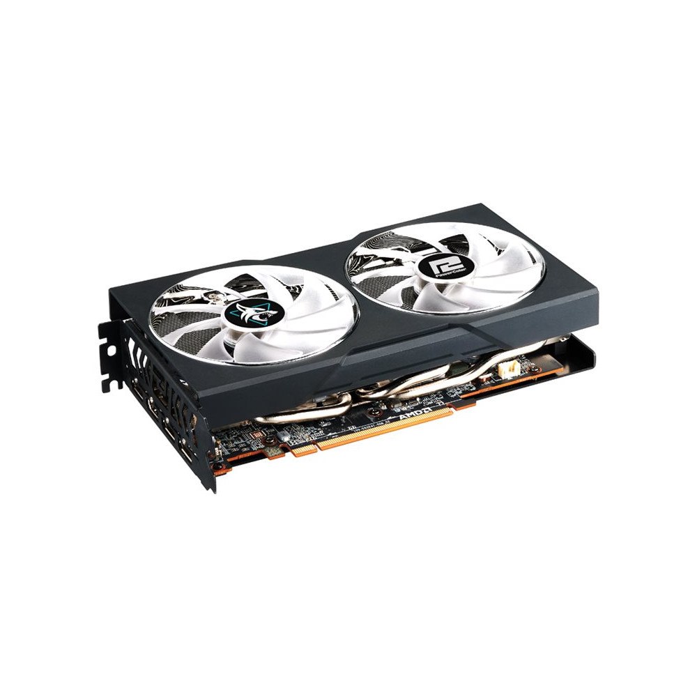 Tul Corporation PowerColor Hellhound Radeon RX 7600 - grafikkort - Radeon RX 7600 - 8 GB - svart