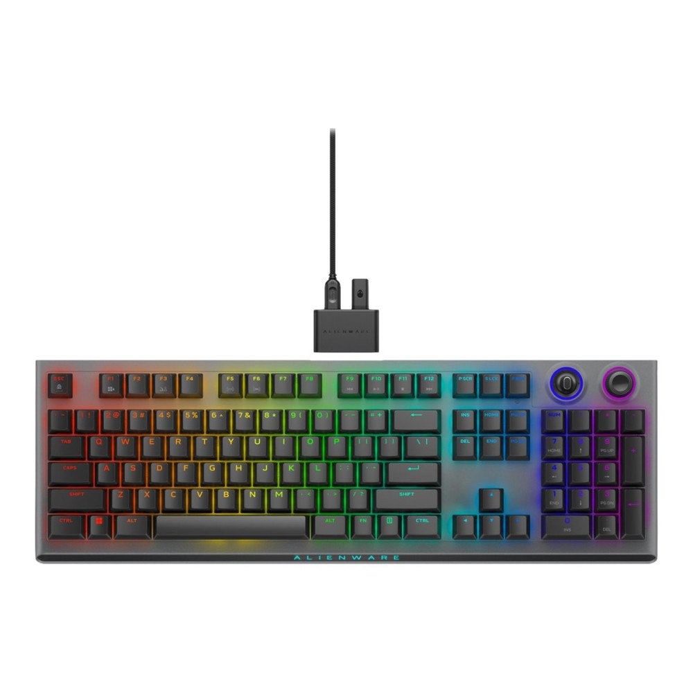 DELL Alienware Tri-Mode AW920K - tangentbord - QWERTY - amerikansk - Dark Side of the Moon Inmatningsenhet