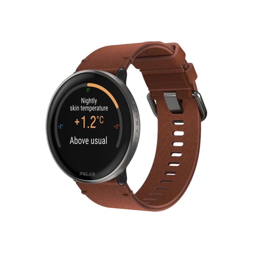 Polar Electro Polar Ignite 3 Titanium sportklocka med band - sun-kissed bronze - 32 MB